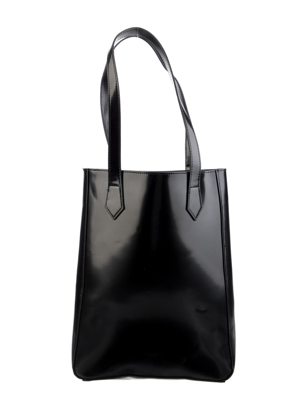Vintage Givenchy  Black Patent Polyurethane Tote Bag Large Shopper